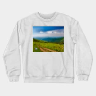 A Rock And A Hard Place Crewneck Sweatshirt